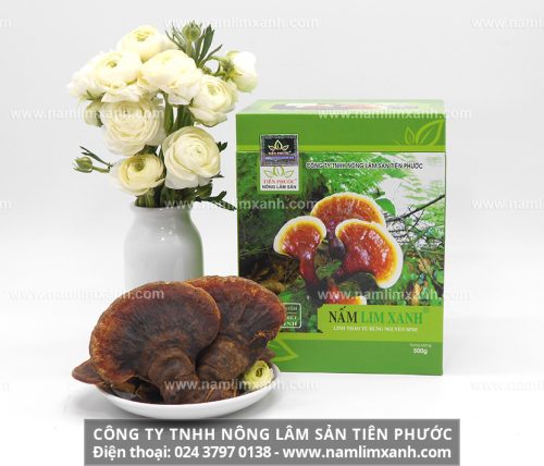 Sản phẩm nấm lim xanh của công ty TNHH Nông - Lâm - Sản Tiên Phước được chứng nhận an toàn với người tiêu dùng